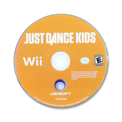 Just Dance Kids for Nintendo Wii - Disc front with label - Game only.