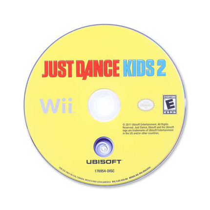 Just Dance Kids 2 for Nintendo Wii - Disc front with label - Game only.