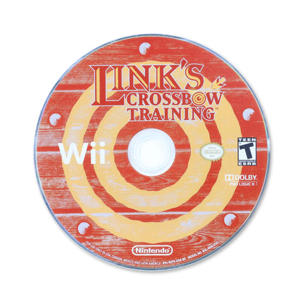 Link's Crossbow Training for Nintendo Wii - Disc front with label - Game only.