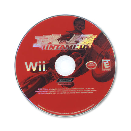 MX vs ATV Untamed for Nintendo Wii - Disc front with label - Game only.