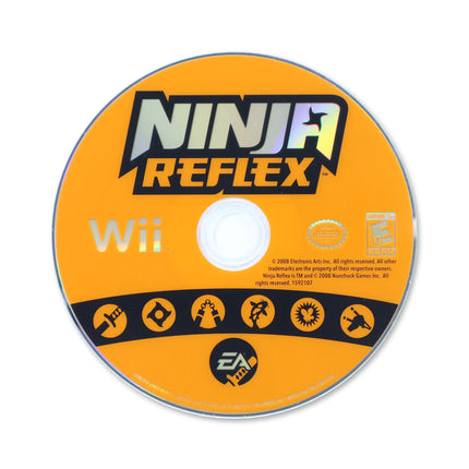 Ninja Reflex for Nintendo Wii - Disc front with label - Game only.