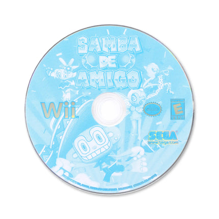 Samba De Amigo for Nintendo Wii - Disc front with label - Game only.