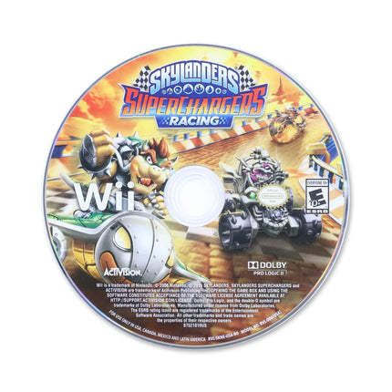Skylanders Superchargers Racing for Nintendo Wii - Disc front with label - Game only.