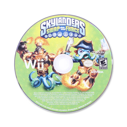 Skylanders Swap Force for Nintendo Wii - Disc front with label - Game only.