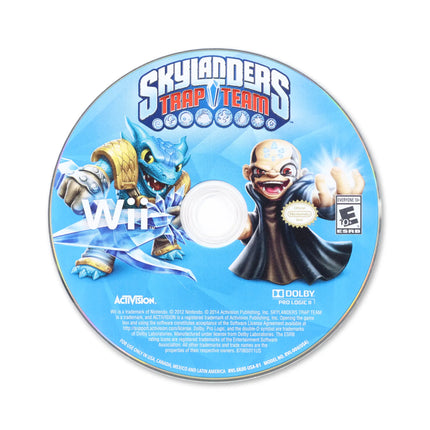 Skylanders Trap Team for Nintendo Wii - Disc front with label - Game only.