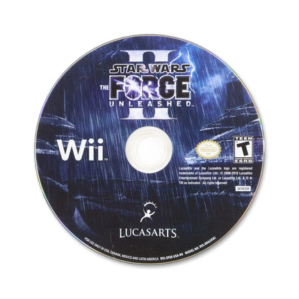 Star Wars: The Force Unleashed II for Nintendo Wii - Disc front with label - Game only.