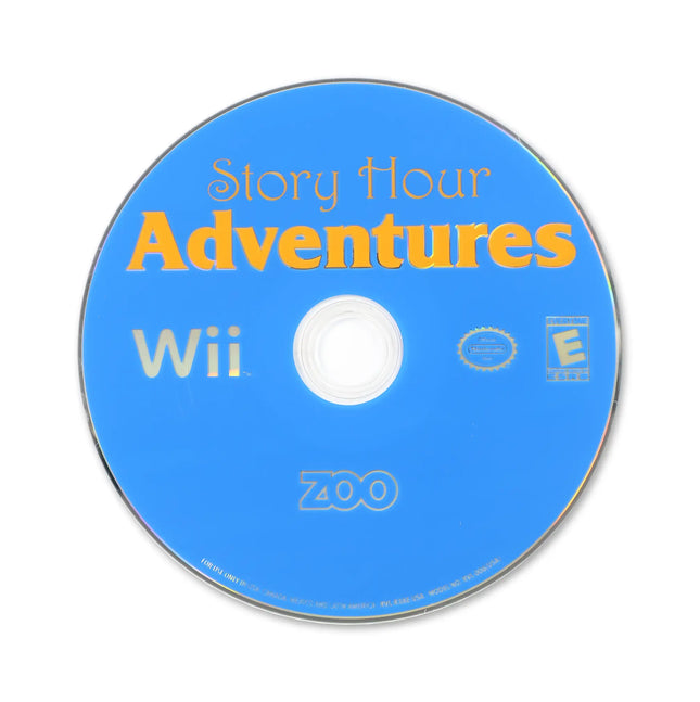 Story Hour Adventures for Nintendo Wii - Disc front with label - Game only.