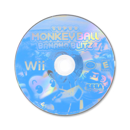 Super Monkey Ball Banana Blitz for Nintendo Wii - Disc front with label - Game only.