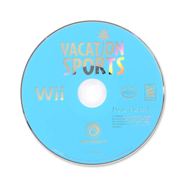 Vacation Sports for Nintendo Wii - Disc front with label - Game only.