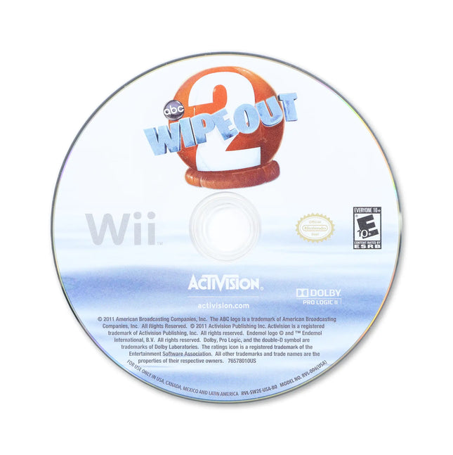 Wipeout 2 for Nintendo Wii - Disc front with label - Game only.