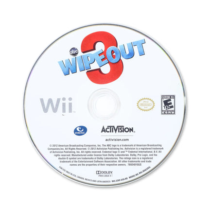 Wipeout 3 for Nintendo Wii - Disc front with label - Game only.