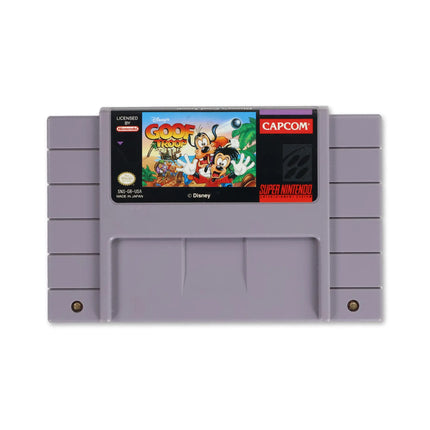 Goof Troop for Nintendo SNES - Cartridge front with label - Game only.