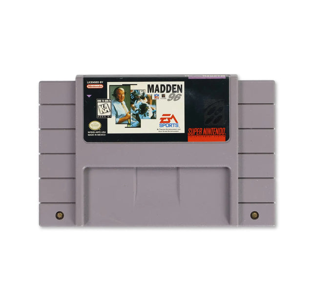 Madden 96 for Nintendo SNES - Cartridge front with label - Game only.