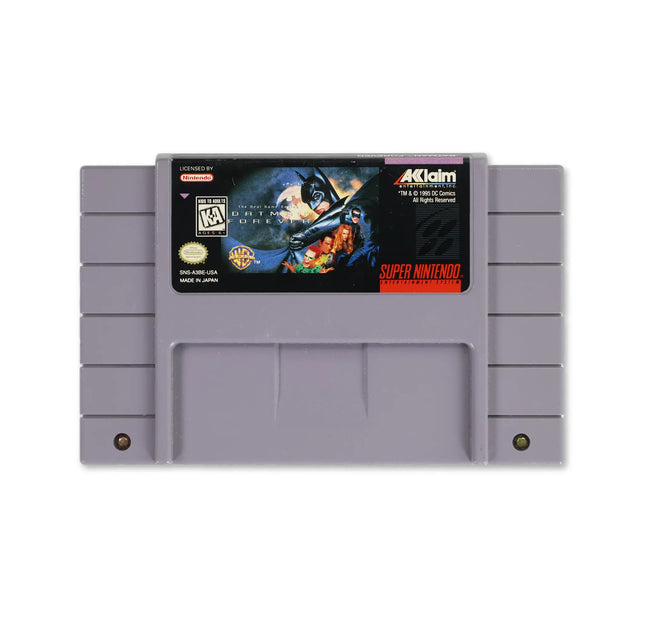 Batman Forever for Nintendo SNES - Cartridge front with label - Game only.