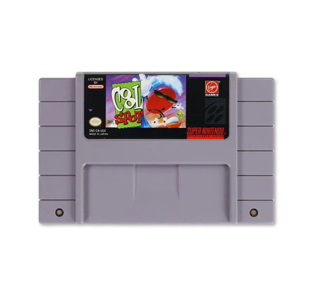 Cool Spot for Nintendo SNES - Cartridge front with label - Game only.