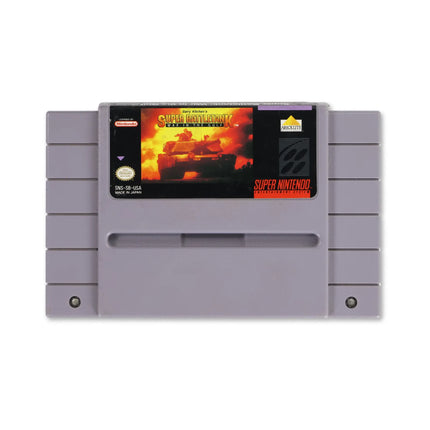 Super Battletank War in the Gulf for Nintendo SNES - Cartridge front with label - Game only.