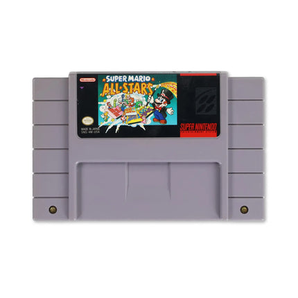 Super Mario All-Stars for Nintendo SNES - Cartridge front with label - Game only.