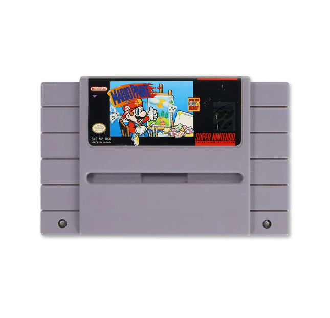 Mario Paint for Nintendo SNES - Cartridge front with label - Game only.