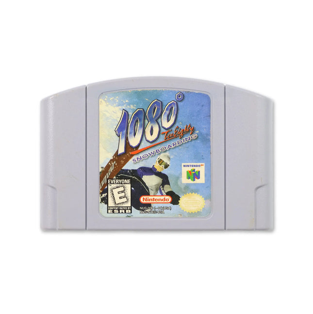1080 Snowboarding for Nintendo N64 - Cartridge front with label - Game only.