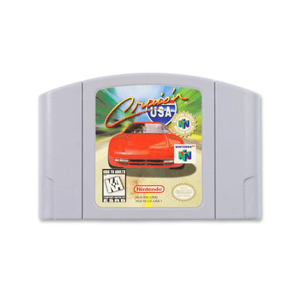 Cruis’n USA for Nintendo N64 - Cartridge front with label - Game only.