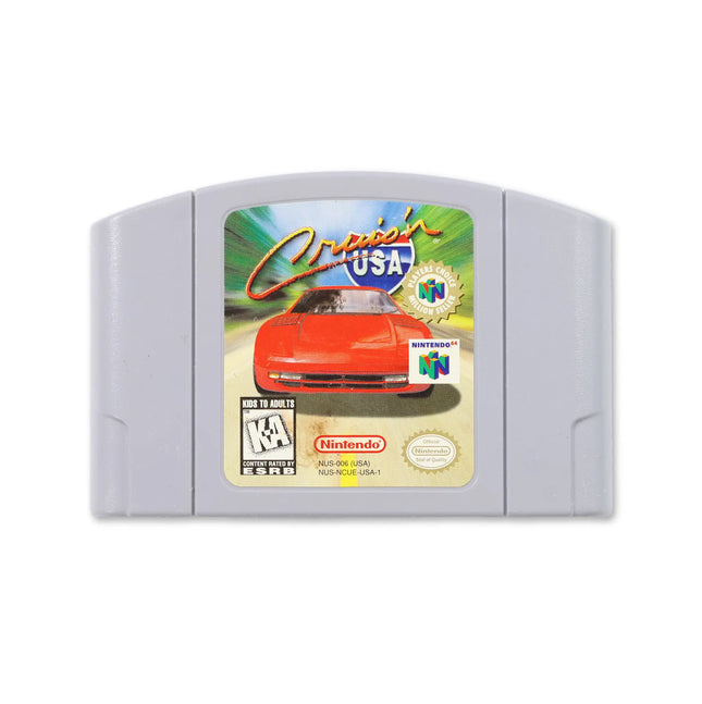 Cruis’n USA for Nintendo N64 - Cartridge front with label - Game only.