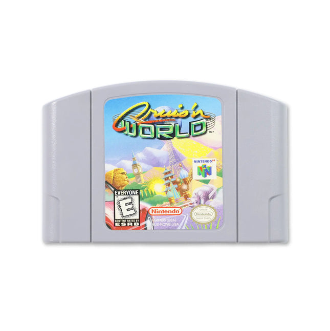 Cruis’n World for Nintendo N64 - Cartridge front with label - Game only.