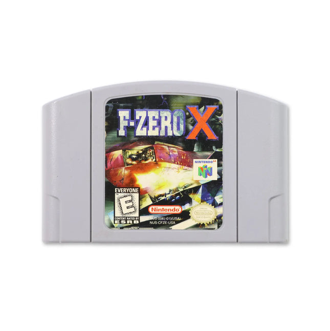 F-Zero X for Nintendo N64 - Cartridge front with label - Game only.