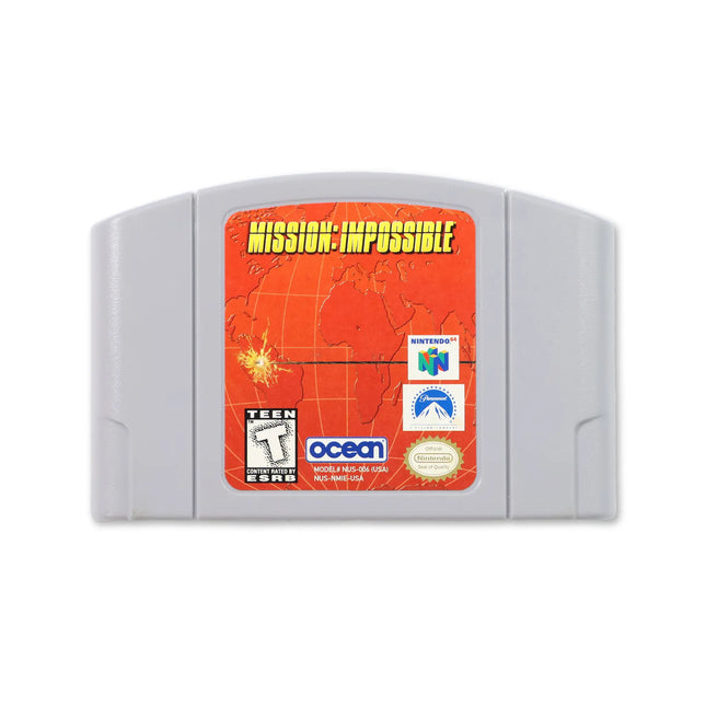 Mission Impossible for Nintendo N64 - Cartridge front with label - Game only.
