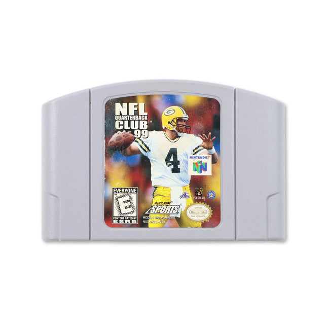 NFL Quarterback Club 99 for Nintendo N64 - Cartridge front with label - Game only.