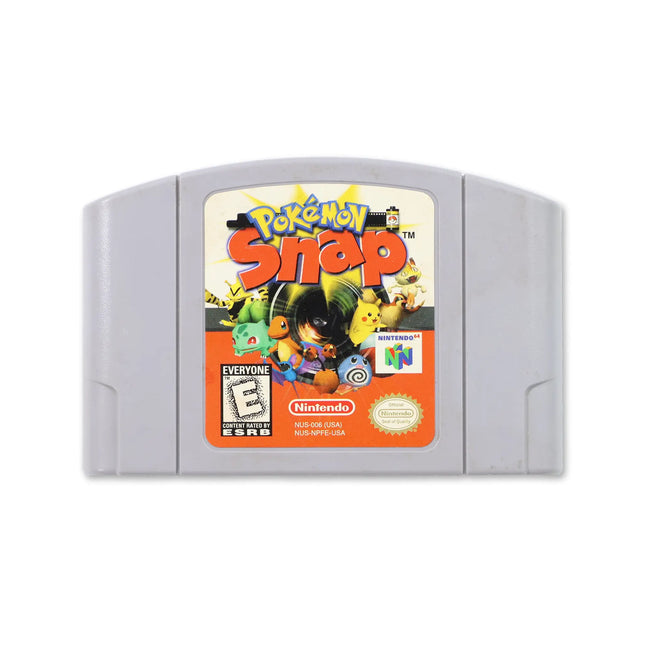 Pokemon Snap for Nintendo N64 - Cartridge front with label - Game only.