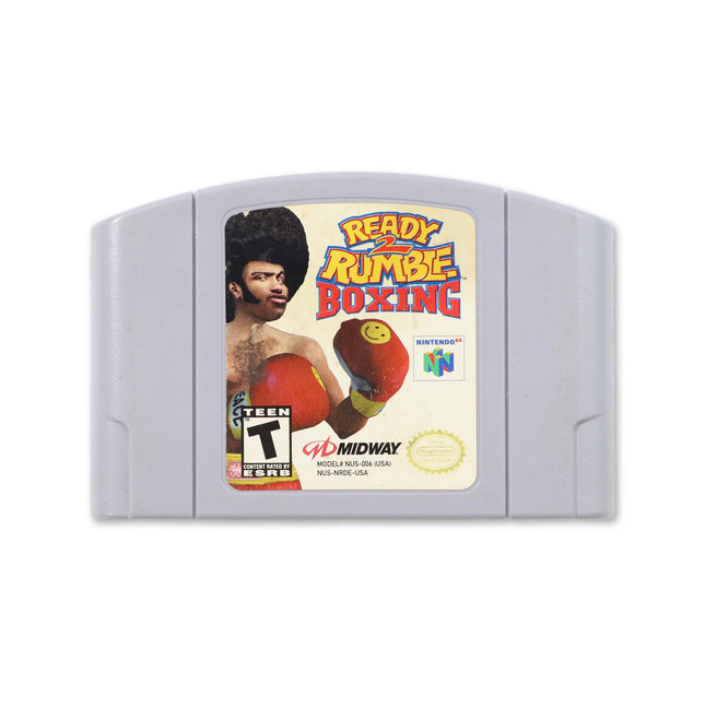 Ready 2 Rumble Boxing for Nintendo N64 - Cartridge front with label - Game only.