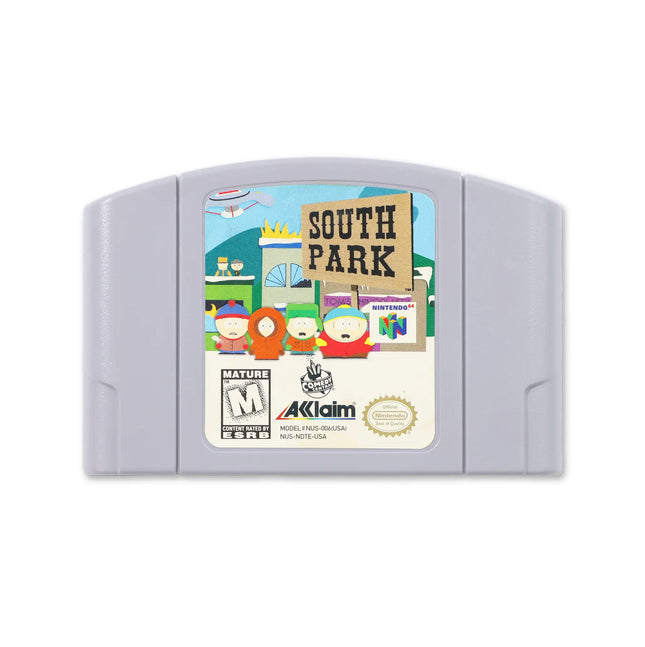 South Park for Nintendo N64 - Cartridge front with label - Game only.