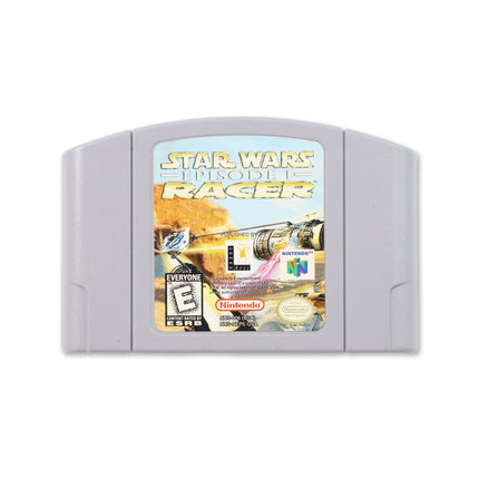 Star Wars Episode I Racer for Nintendo N64 - Cartridge front with label - Game only.