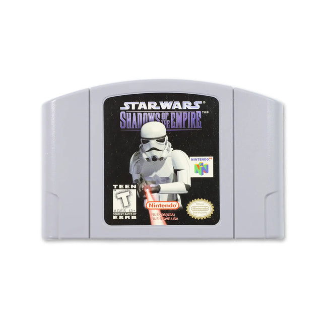 Star Wars Shadows of the Empire for Nintendo N64 - Cartridge front with label - Game only.