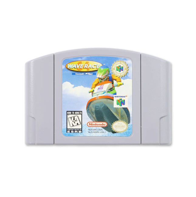 Wave Race 64 for Nintendo N64 - Cartridge front with label - Game only.