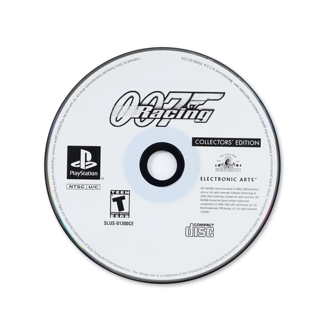 007 Racing [Collector's Edition] for Sony PlayStation - Disc front with label - Game only.