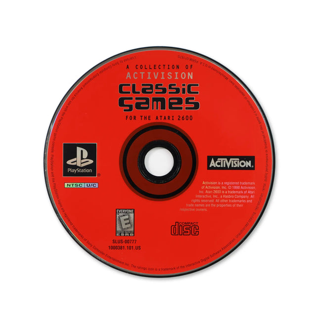 Activision Classics for Sony PlayStation - Disc front with label - Game only.