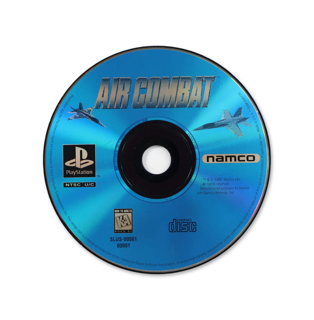 Air Combat for Sony PlayStation - Disc front with label - Game only.