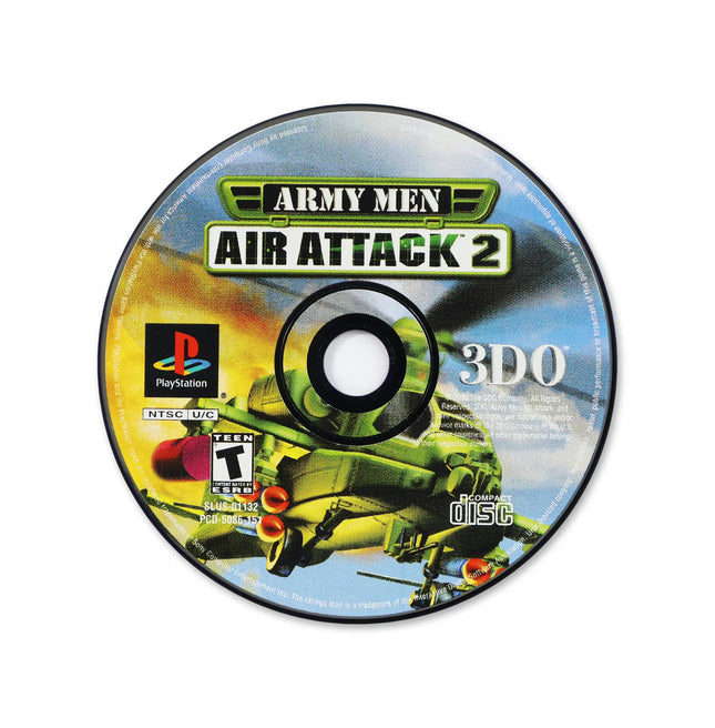 Army Men Air Attack 2 for Sony PlayStation - Disc front with label - Game only.