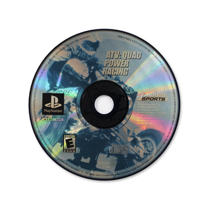 ATV Quad Power Racing for Sony PlayStation - Disc front with label - Game only.