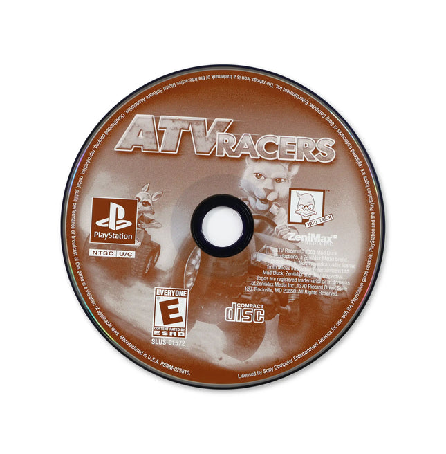 ATV Racers for Sony PlayStation - Disc front with label - Game only.