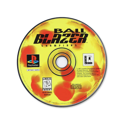 Ball Blazer Champions for Sony PlayStation - Disc front with label - Game only.
