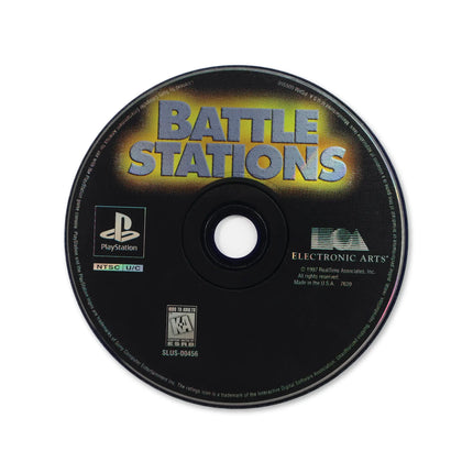 Battle Stations for Sony PlayStation - Disc front with label - Game only.