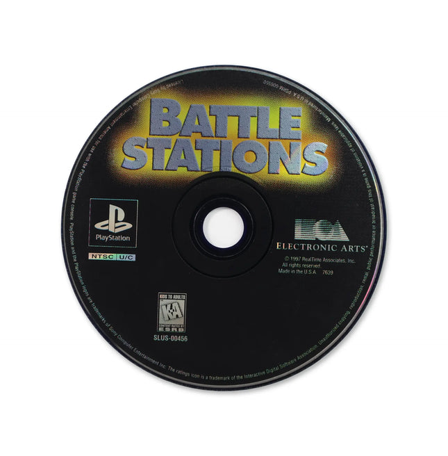 Battle Stations for Sony PlayStation - Disc front with label - Game only.