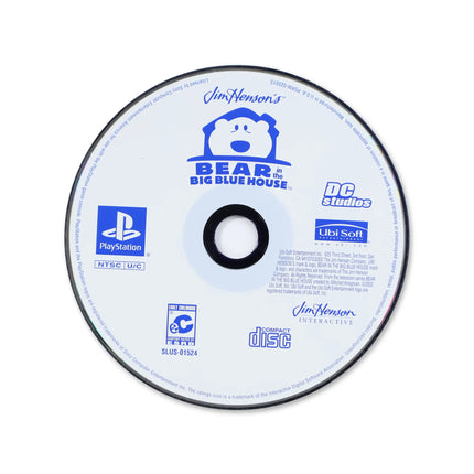 Bear in the Big Blue House for Sony PlayStation - Disc front with label - Game only.