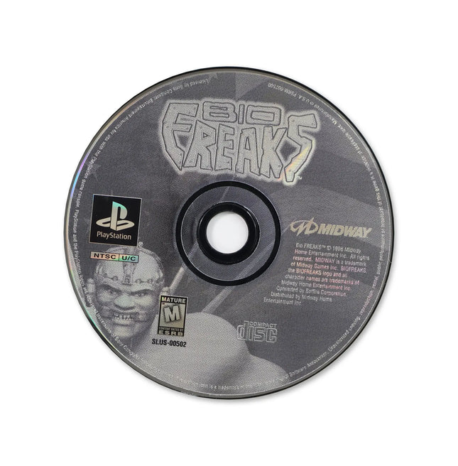 Biofreaks for Sony PlayStation - Disc front with label - Game only.