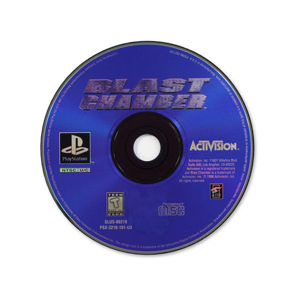 Blast Chamber for Sony PlayStation - Disc front with label - Game only.
