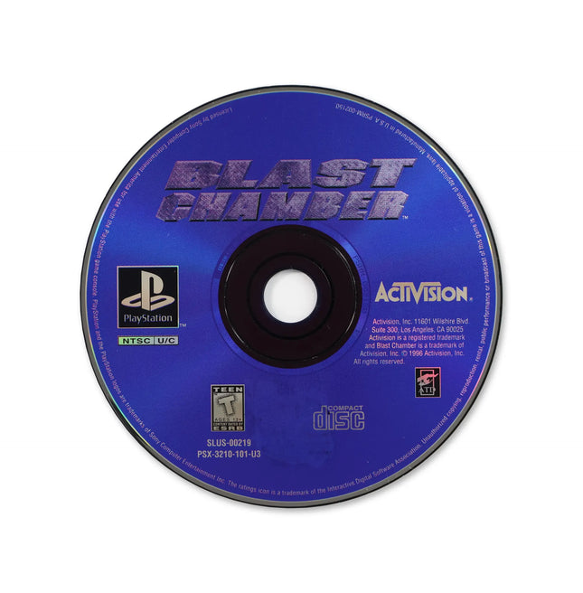Blast Chamber for Sony PlayStation - Disc front with label - Game only.