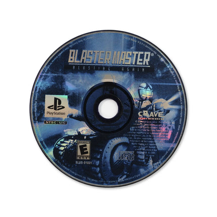 Blaster Master Blasting Again for Sony PlayStation - Disc front with label - Game only.