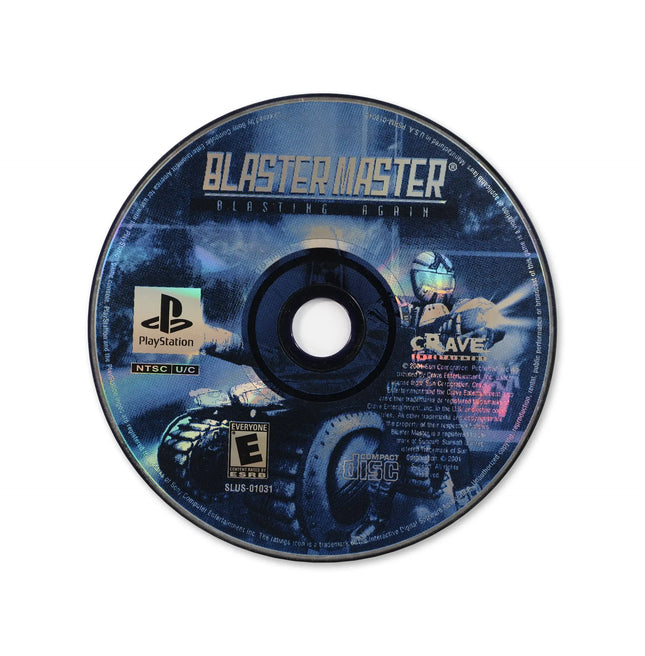 Blaster Master Blasting Again for Sony PlayStation - Disc front with label - Game only.